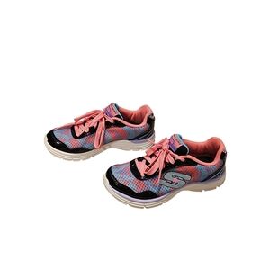 Skechers Sport Pink/Blue/Black Sneakers